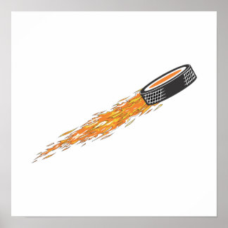 Pôster Puck Flaming