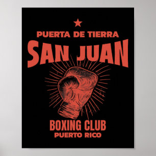 Poster Puerta De Tierra San Juan BoxClub Porto Rico