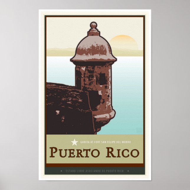 Poster Puerto Rico I (Frente)