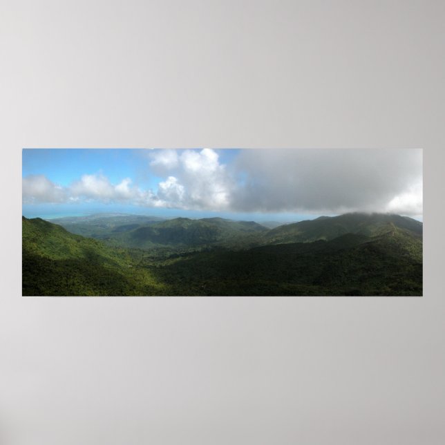 Poster Puerto Rico Panoramic 9 (Frente)