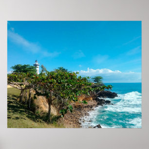 Poster Puerto Rico, Ricon, EL Faro