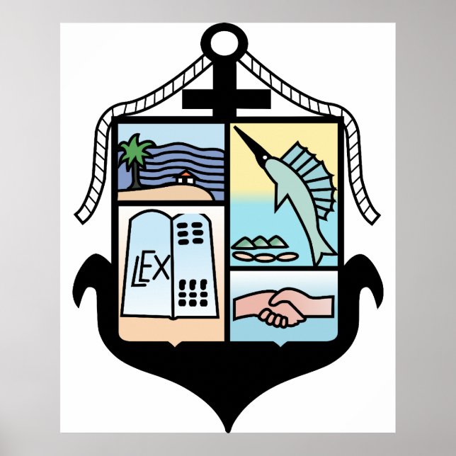 Pôster Puerto Vallarta, México (Frente)