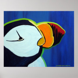Pôster Puffin Corado