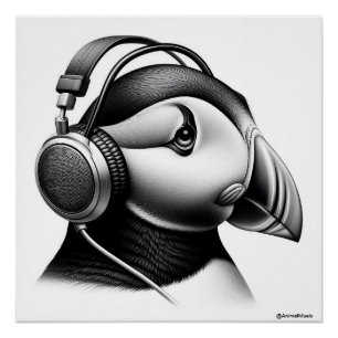 Pôster Puffin Poster