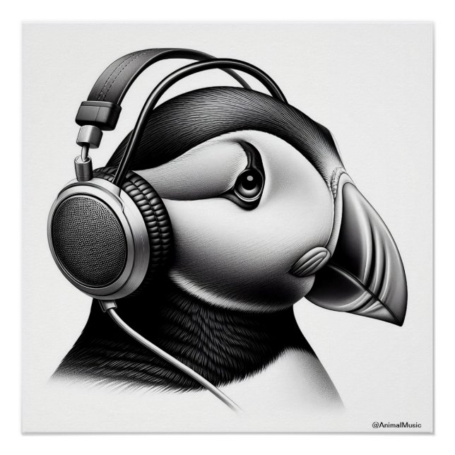 Pôster Puffin Poster (Frente)