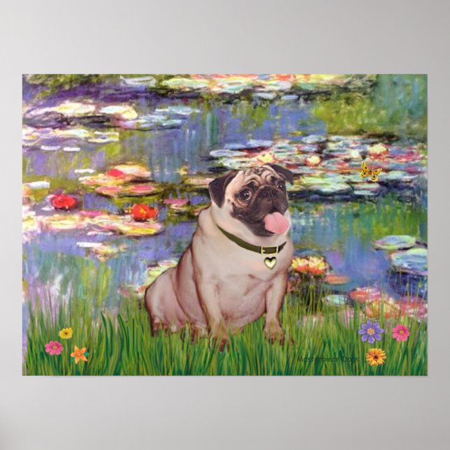 Poster Pug 2 (fauno) - Lírios 2 (Frente)