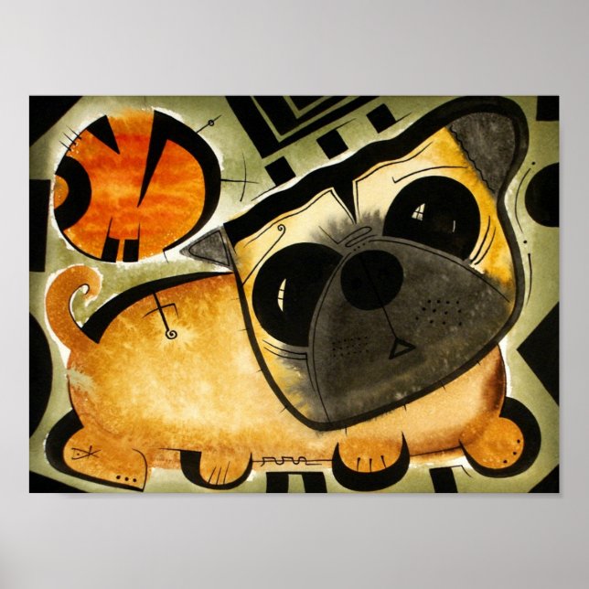 Poster Pug Dog dk_2005aug8o (Frente)