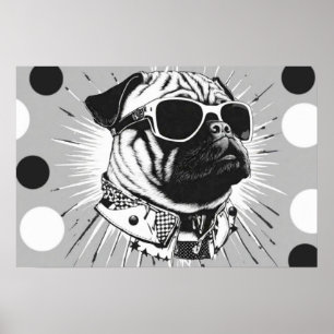 POSTER PUG LIFE 4