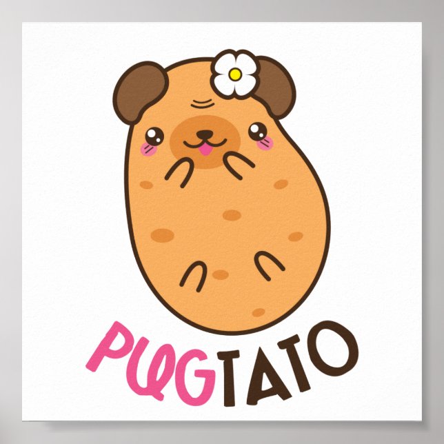 Poster Pug Plus Batata (Frente)