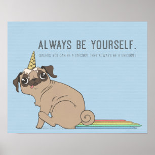 Poster Pugicorn mágico