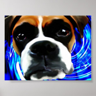 Poster pugilista louco