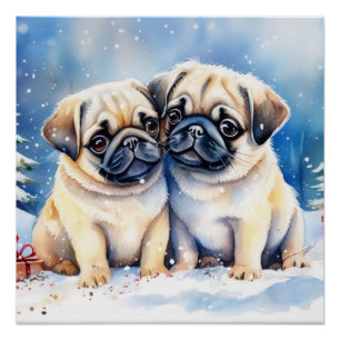 Pôster Pugs de Corte
