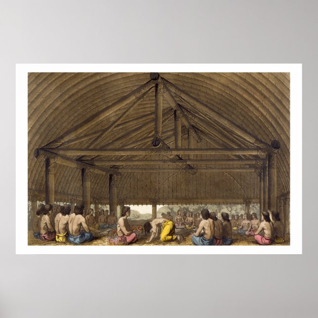 Poster Pulaho, bebendo das Ilhas Amigáveis Kava (Frente)