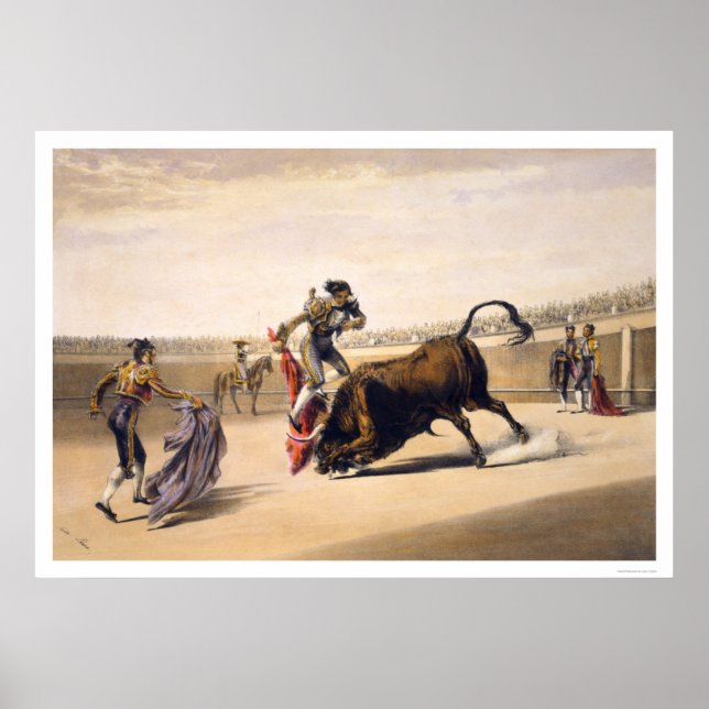 Pôster Pulando um Touro (Frente)