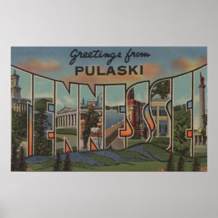 Poster Pulaski, Tennessee - grandes cenas da letra