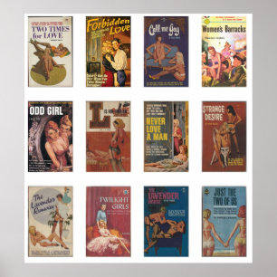 Poster Pulp lésbica