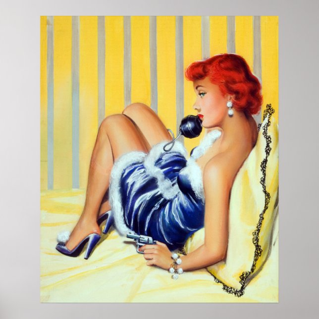 Pôster Pulp Redhead Aiming (Frente)