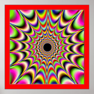 Poster Pulsação do centro negro e cores de feixe II