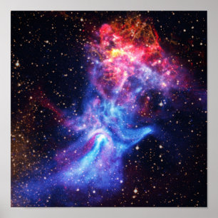 Poster Pulsar B1509 - Foto da Nebulosa de Raio X de Deus 