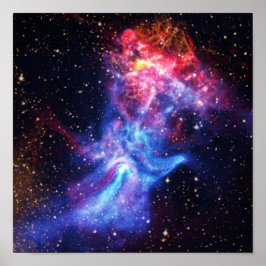 Poster Pulsar B1509 - Nebulosa de Raios-X Mão de Deus Fot