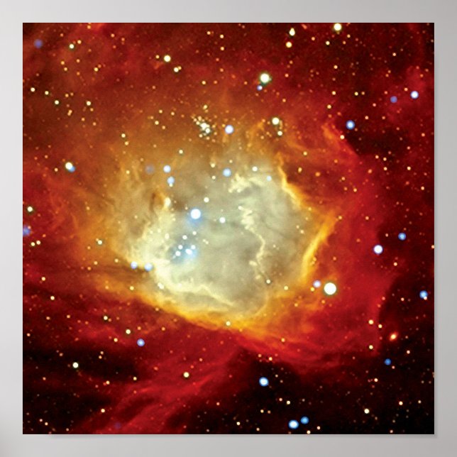 Poster Pulsar SXP 1062 Remanescente de Supernova NASA Fot (Frente)