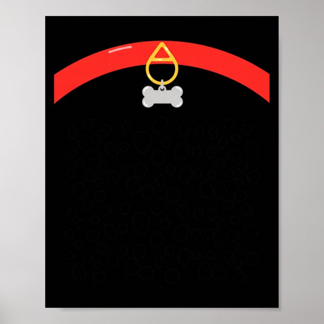 Poster Pulseira de Osso com Estampa de Pata Assustadora d (Frente)