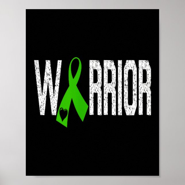Poster Pulseira Verde do Coração Guerreiro da Doença Mito (Frente)