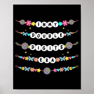 Poster Pulseiras de Amizade da Minha Era de Dois Dígitos