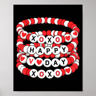 Poster Pulseiras de Amizade do Dia dos Namorados Mulheres