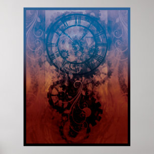 Poster Pulso de disparo de Steampunk