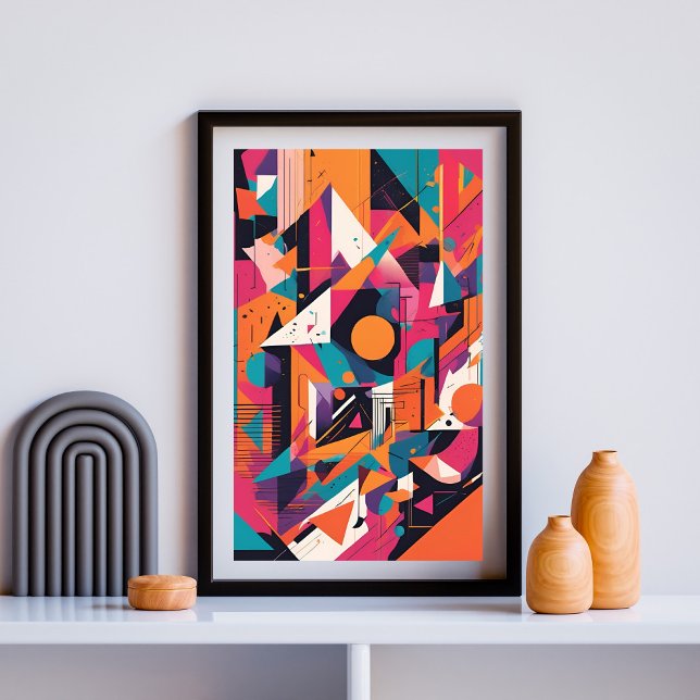 Poster Pulso de Geometria Elétrica (Criador carregado)