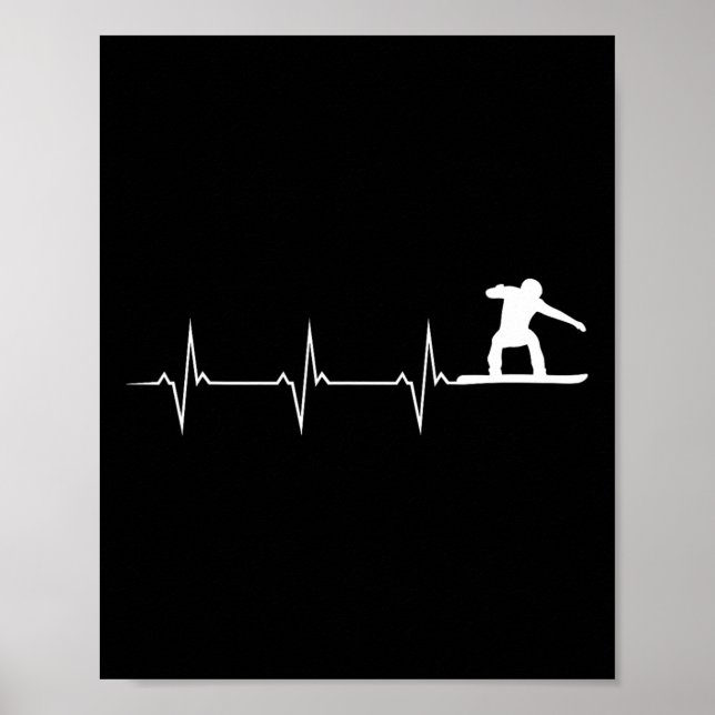 Poster Pulso de Snowboard - Snowboard (Frente)