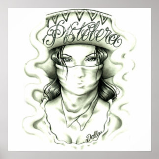 Poster pulverizará tattoo motivo