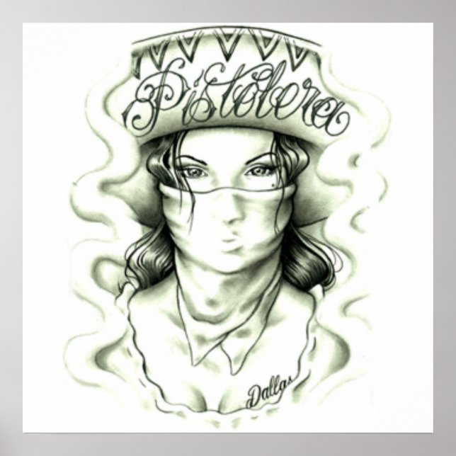 Poster pulverizará tattoo motivo (Frente)