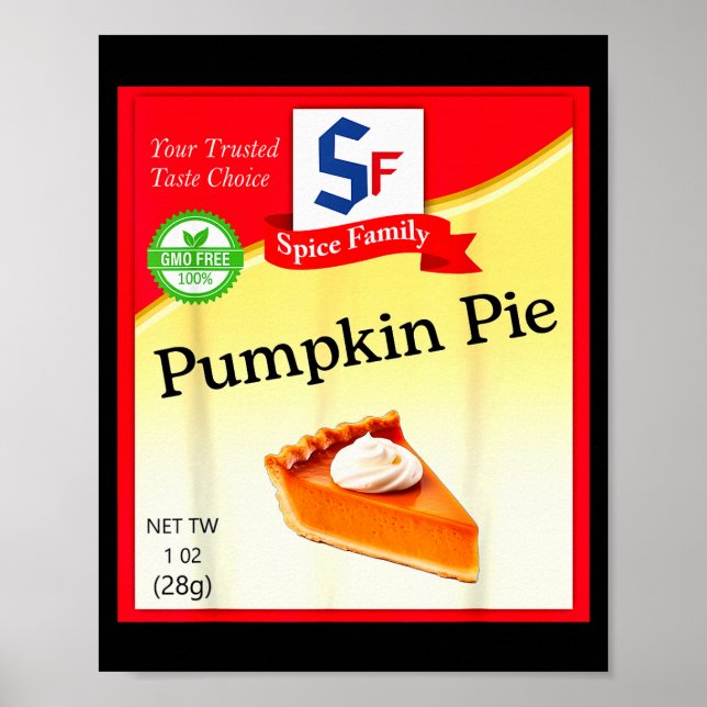 Poster Pumpkin E Condiment Costume Holiday Sce Costumes  (Frente)