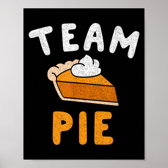Poster Pumpkin E Team E Day Thanksgiving Squad Group  (Frente)