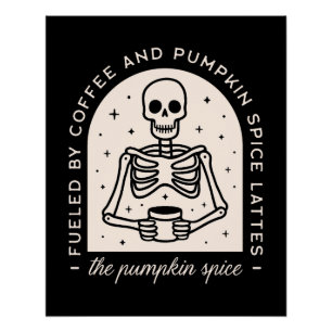 Pôster Pumpkin especiarias latinas citam estética feia