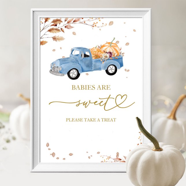 Poster Pumpkin Fall Babies São Sinal Doce (Criador carregado)