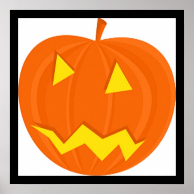POSTER PUMPKIN "FELIZ HALLOWEEN" (Frente)
