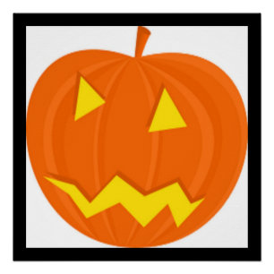 PÔSTER PUMPKIN "FELIZ HALLOWEEN"