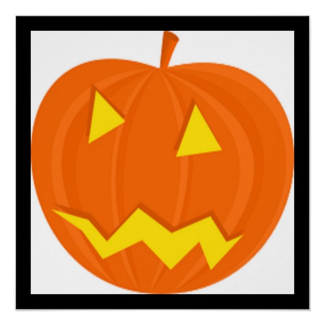 PÔSTER PUMPKIN "FELIZ HALLOWEEN" (Frente)