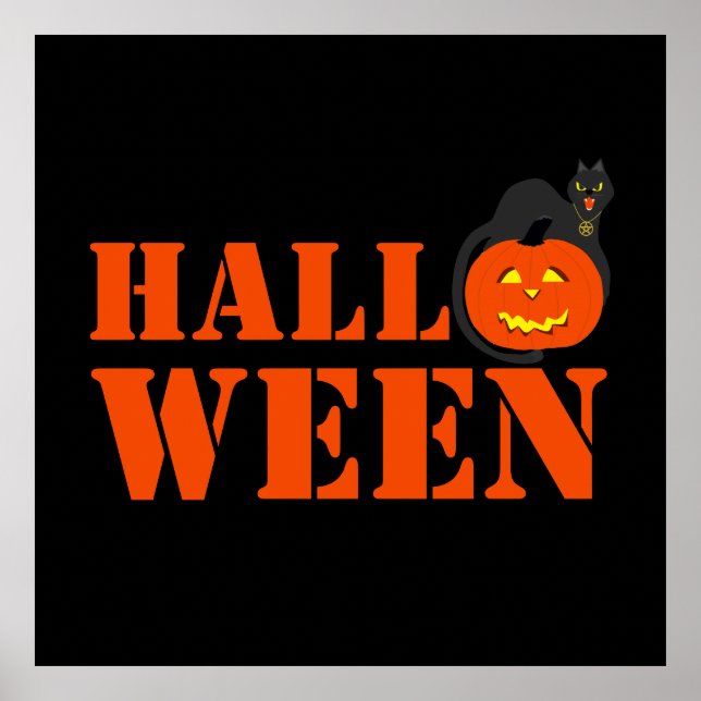 Poster Pumpkin Halloween (Frente)