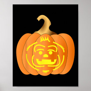 Poster Pumpkin Jack O Lanterna Homens do Dia das Bruxas