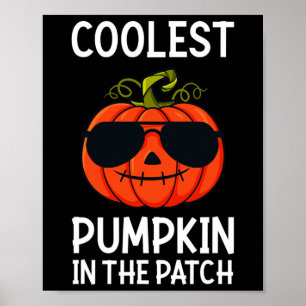 Poster Pumpkin Mais Legal Do Halloween No Patch Fun Boys