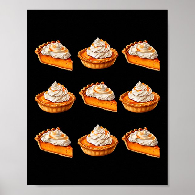 Poster Pumpkin Pie Buffet Ação de Graças Ugly Costume (Frente)