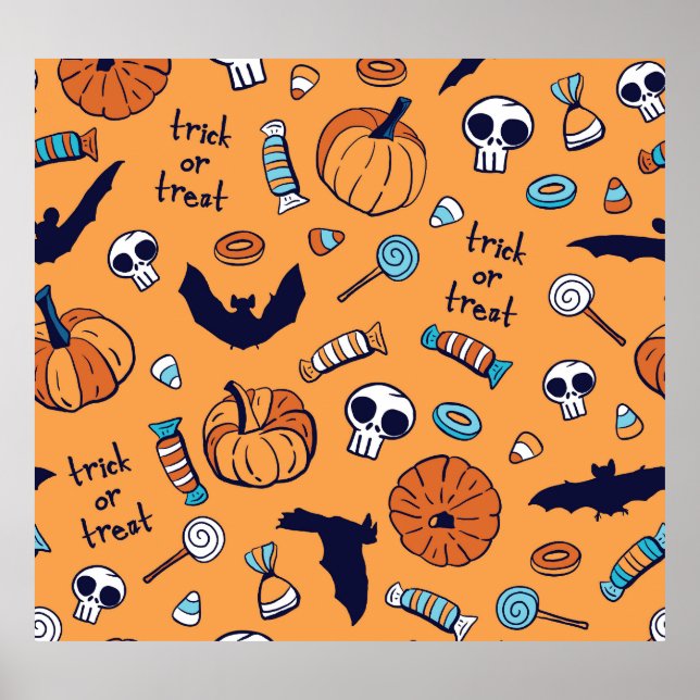 Poster Pumpkin Pumpkin Sem Olhos. (Frente)