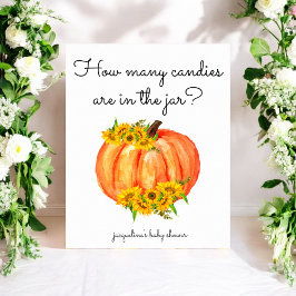 Poster Pumpkin Quantas Candies no frasco