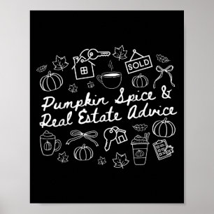 Poster Pumpkin Sce & Real Estate Advice Realtor Hallo