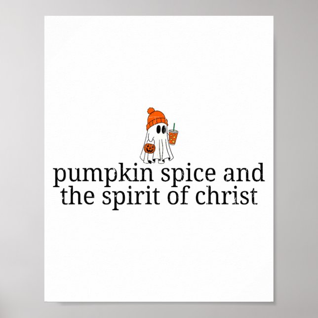Poster Pumpkin Sce And The Srit Of Christ, Christian Hall (Frente)