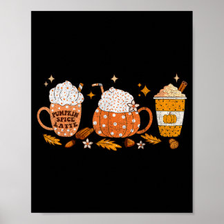 Poster Pumpkin Sce Latte Fall Vibes Autumn Pumpkin Sce Co